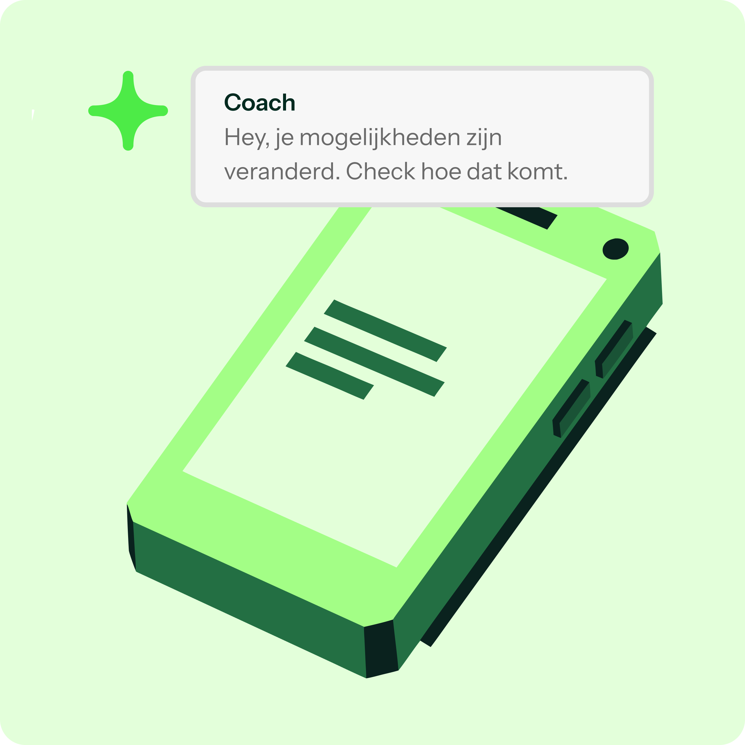 Proactief advies van Coach